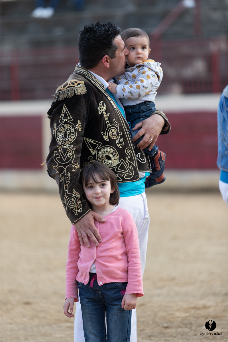 Course landaise Le Houga Ganadéria Dussau Cuadrilla Alexandre Brethes