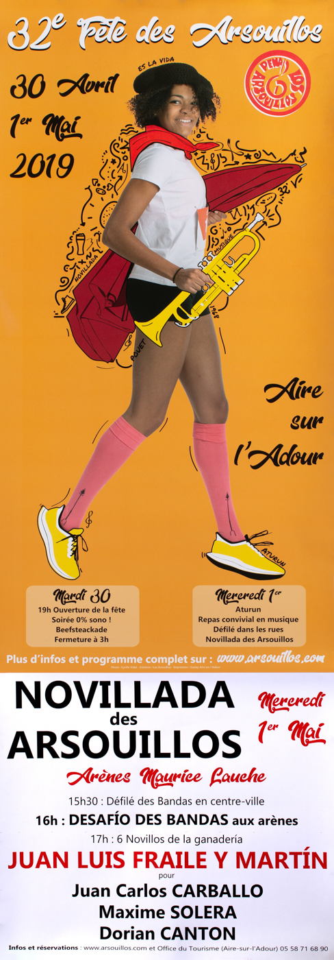 Affiches taurines Aire sur l'Adour