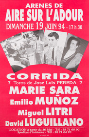 Affiches taurines Aire sur l'Adour