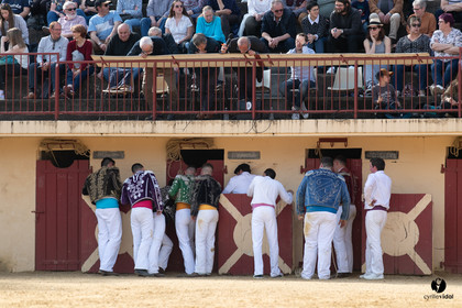 Course landaise Le Houga Ganadéria Dussau Cuadrilla Alexandre Brethes