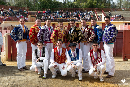 Course landaise Le Houga Ganadéria Dussau Cuadrilla Alexandre Brethes