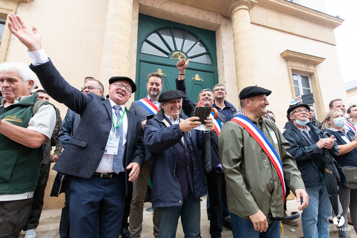 Manifestation chasses traditionnelles à Mont-de-Marsan