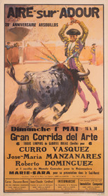 Affiches taurines Aire sur l'Adour