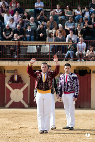 Course landaise Le Houga Ganadéria Dussau Cuadrilla Alexandre Brethes