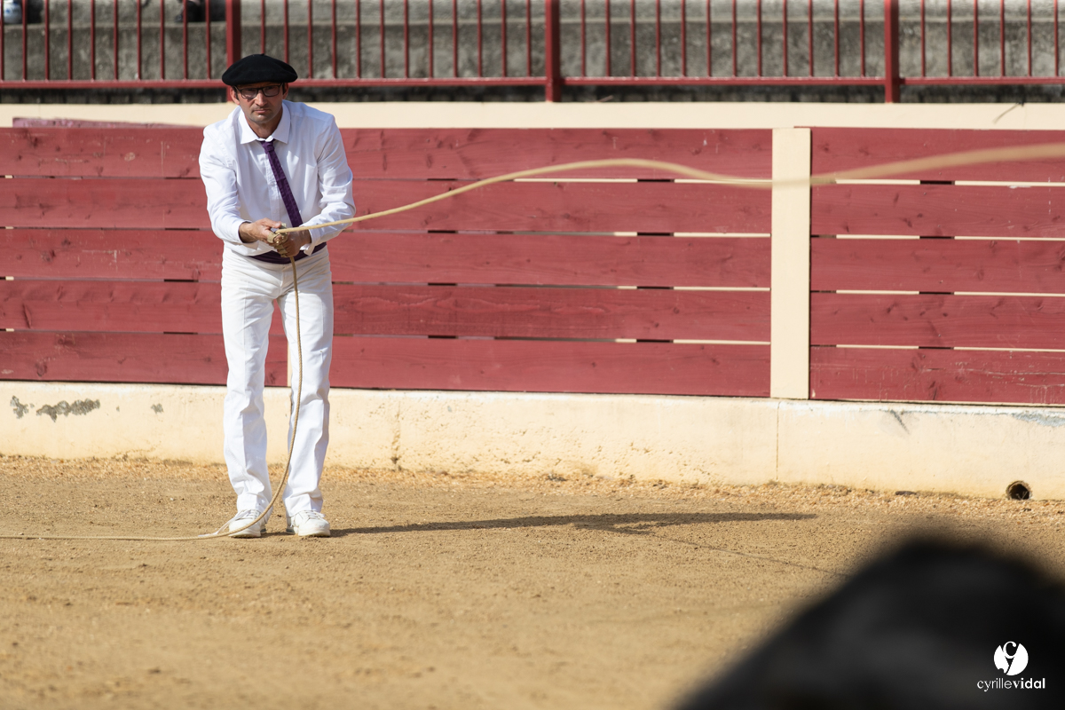 Course landaise Le Houga Ganadéria Dussau Cuadrilla Alexandre Brethes