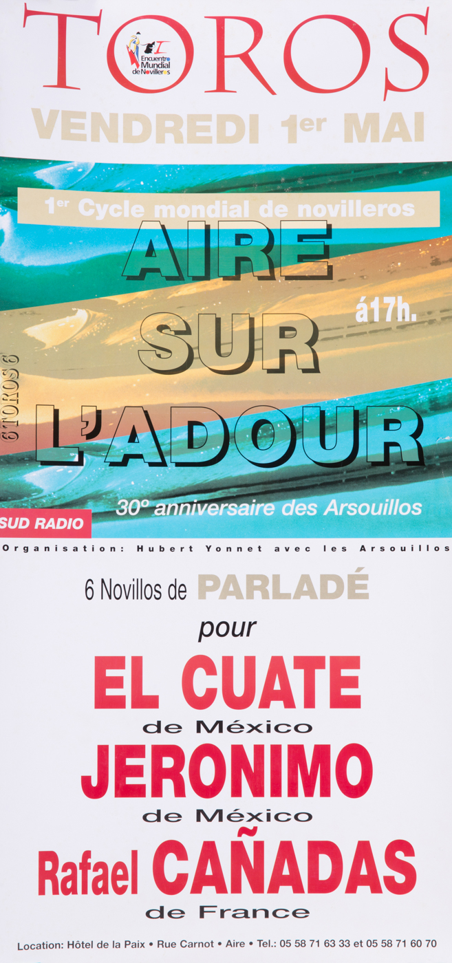 Affiches taurines Aire sur l'Adour