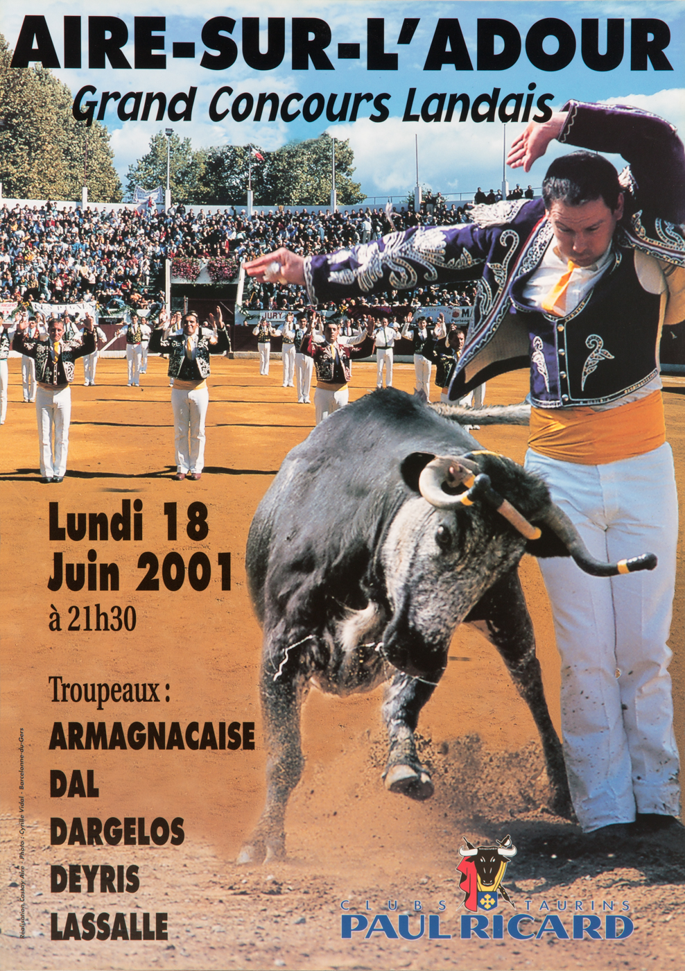 Affiches taurines Aire sur l'Adour