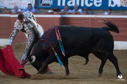 Mont-de-Marsan corrida de Dolores Aguirre pour Octavio Chacon - Pepe Moral - Juan Léal