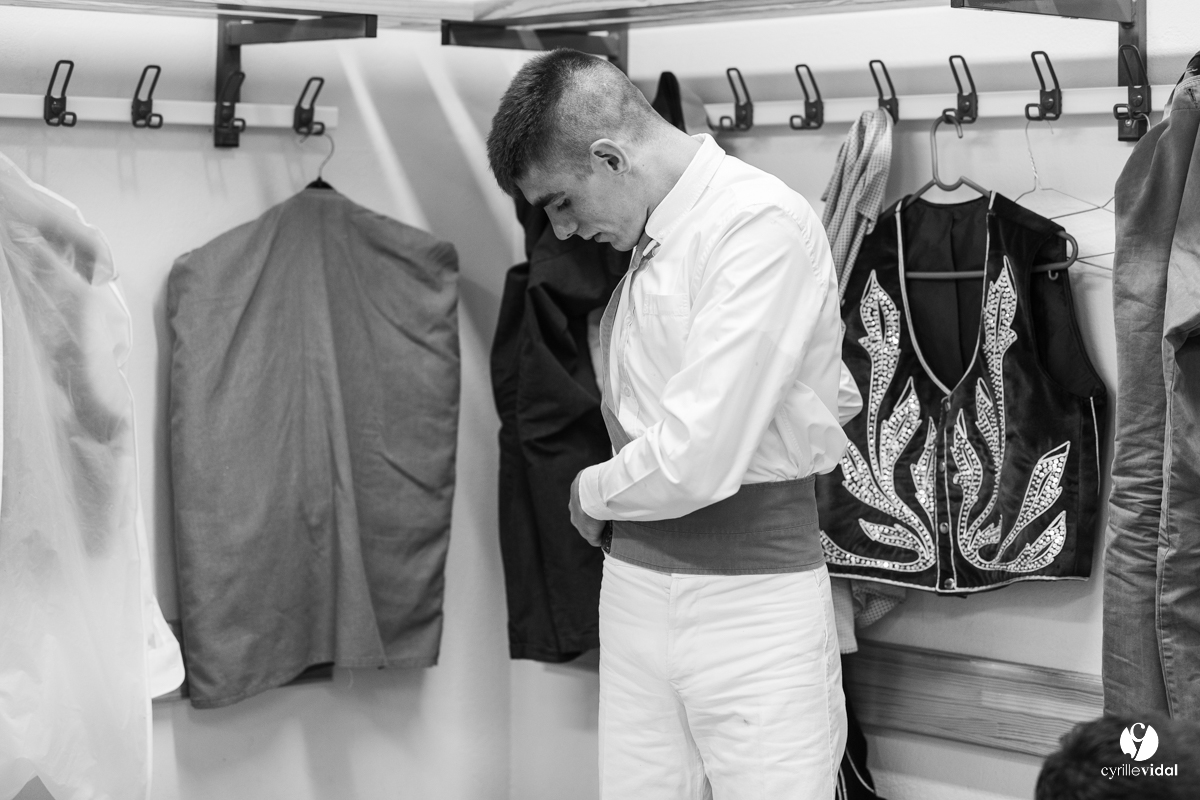 Course landaise Le Houga Ganadéria Dussau Cuadrilla Alexandre Brethes