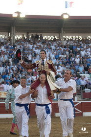 Mont-de-Marsan corrida de la Quinta pour Juan Bautista - Emilio de Justo - Thomas DUFAU