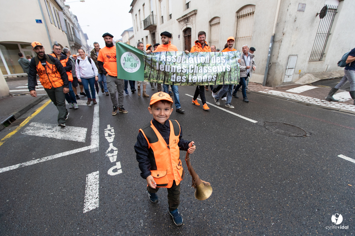 Manifestation chasses traditionnelles à Mont-de-Marsan