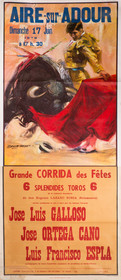 Affiches taurines Aire sur l'Adour