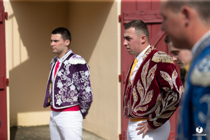 Course landaise Le Houga Ganadéria Dussau Cuadrilla Alexandre Brethes