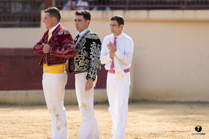 Course landaise Le Houga Ganadéria Dussau Cuadrilla Alexandre Brethes