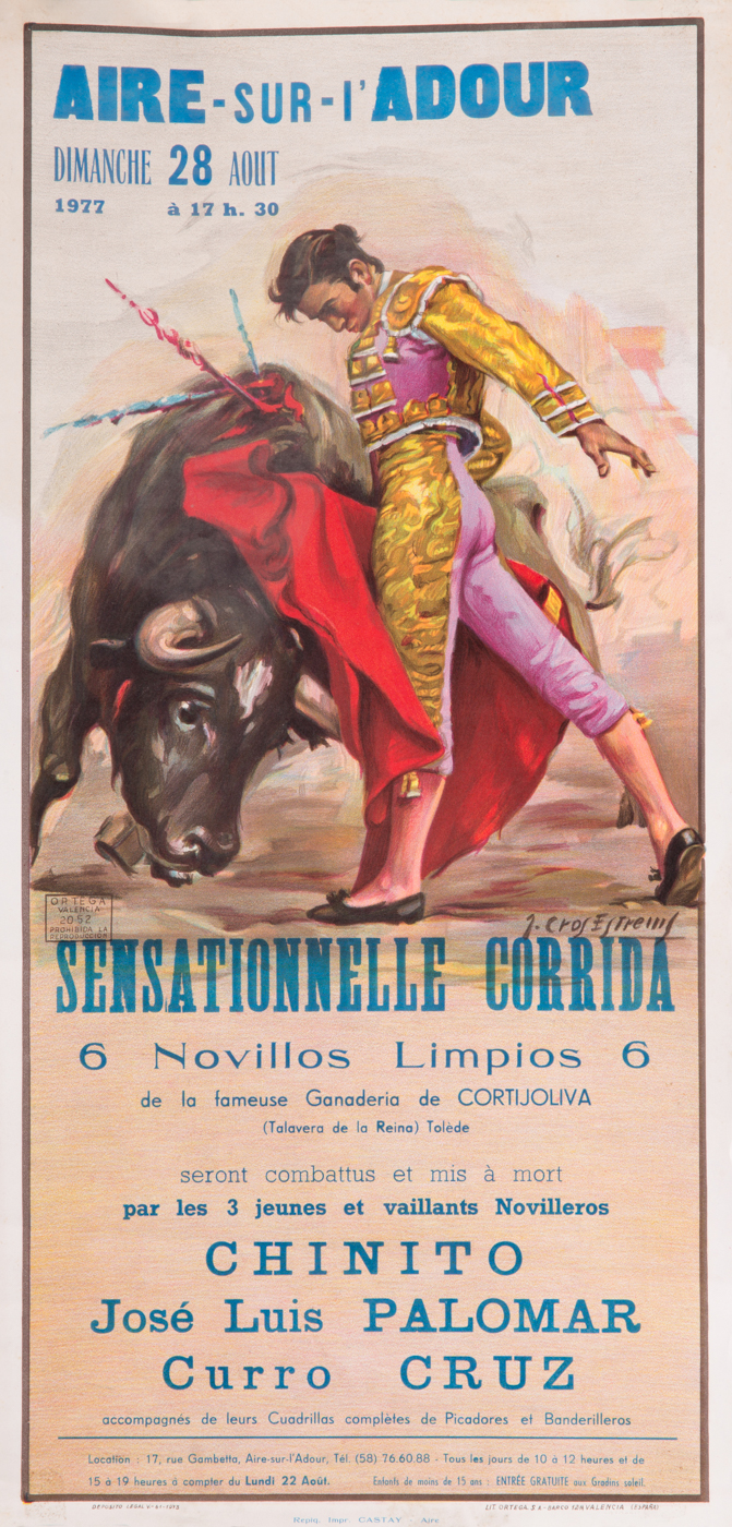 Affiches taurines Aire sur l'Adour