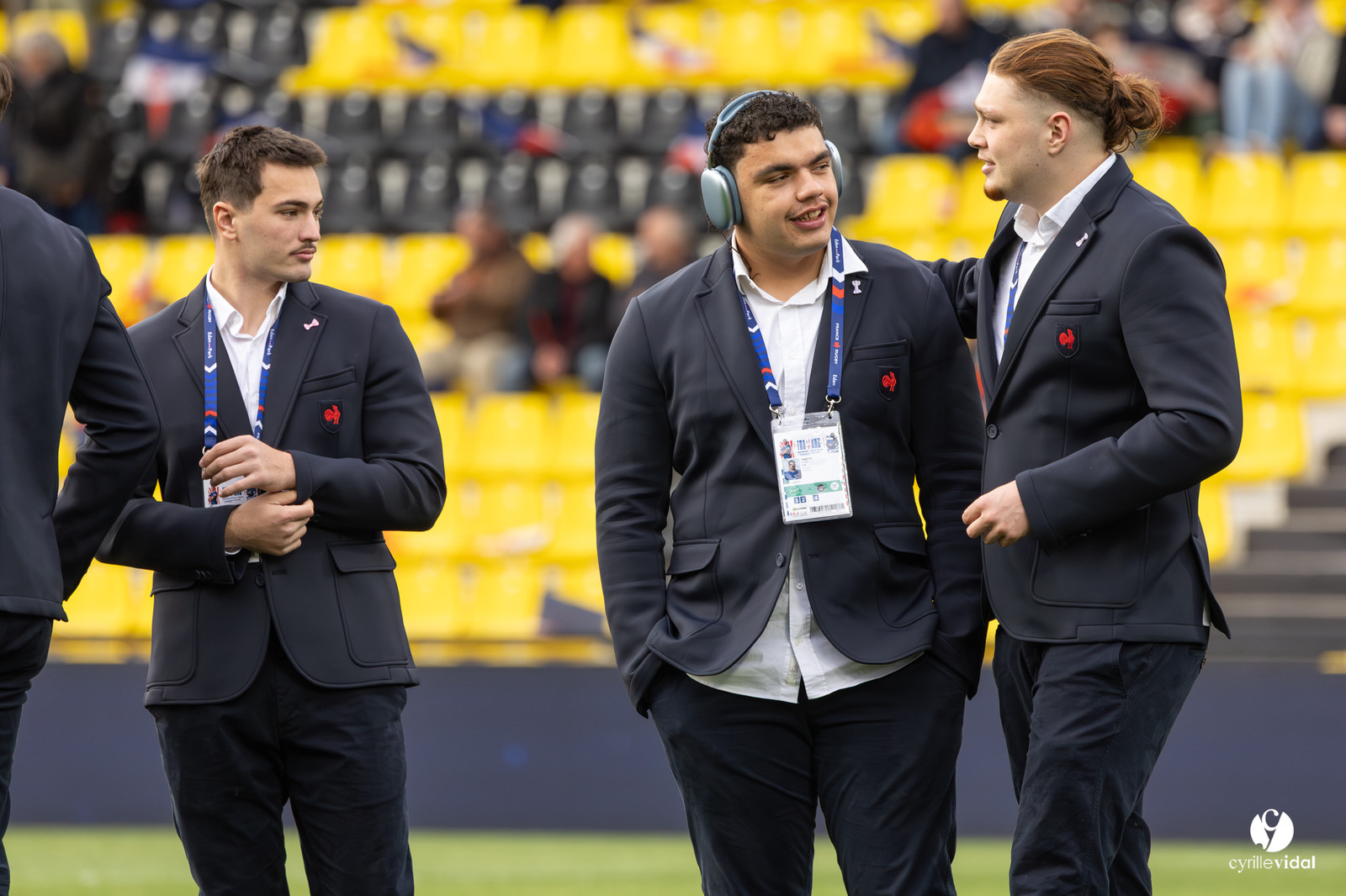 Grand chelem du XV de France U20 dans le tournoi des 6 nations après la victoire 31-28 contre l'Angleterre au Stade Marcel Deflandre de La Rochelle