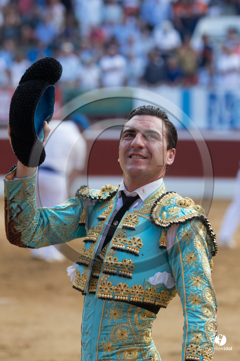 Mont-de-Marsan corrida de Dolores Aguirre pour Octavio Chacon - Pepe Moral - Juan Léal