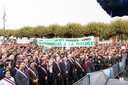 Manifestation chasses traditionnelles à Mont-de-Marsan