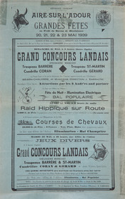 Affiches taurines Aire sur l'Adour