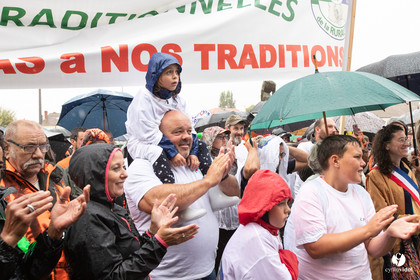 Manifestation chasses traditionnelles à Mont-de-Marsan