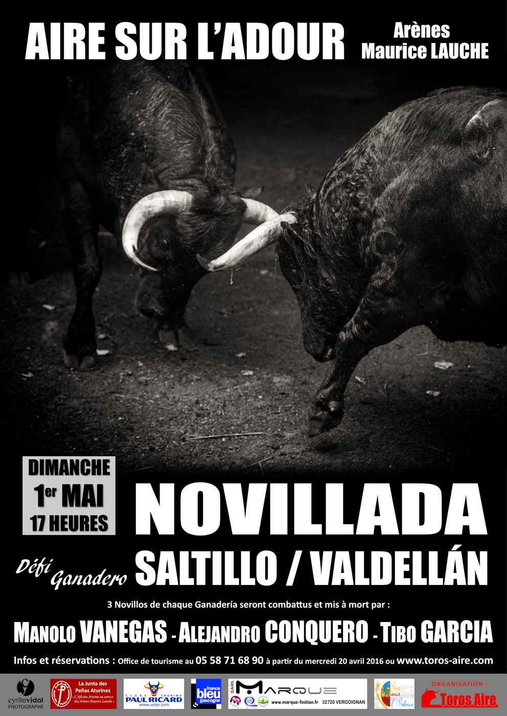 Affiches taurines Aire sur l'Adour