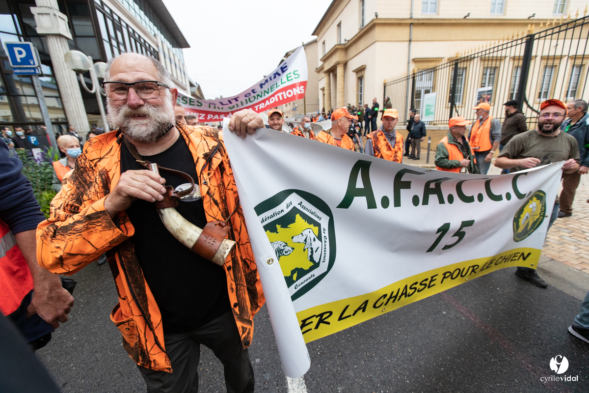 Manifestation chasses traditionnelles à Mont-de-Marsan