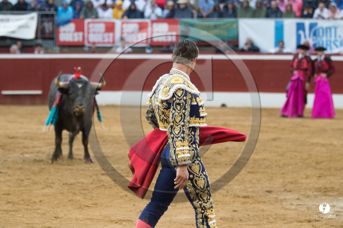 Mont-de-Marsan corrida de la Quinta pour Juan Bautista - Emilio de Justo - Thomas DUFAU