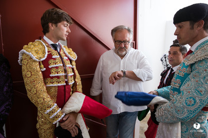 Mont-de-Marsan corrida de Dolores Aguirre pour Octavio Chacon - Pepe Moral - Juan Léal