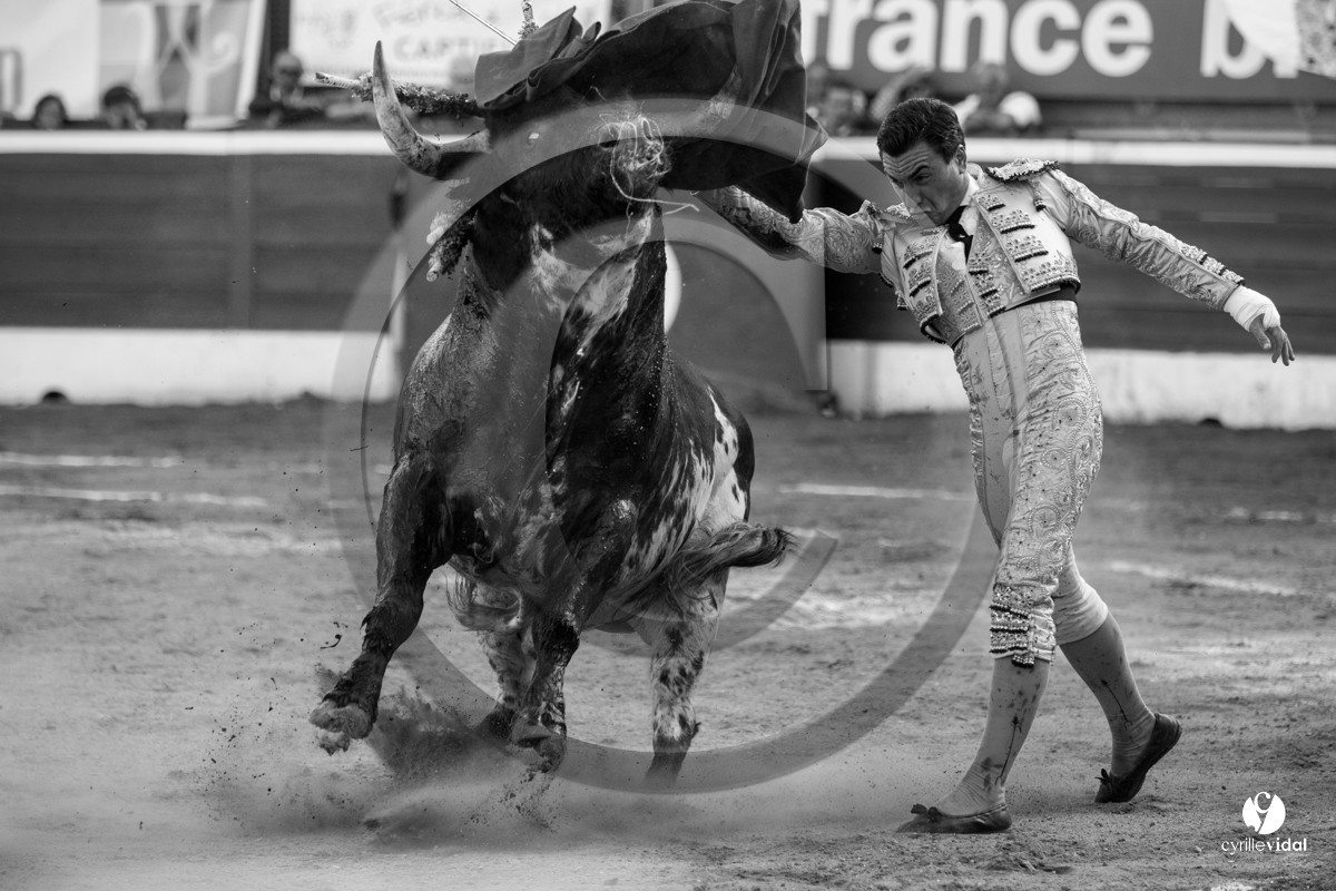 Mont-de-Marsan corrida de Dolores Aguirre pour Octavio Chacon - Pepe Moral - Juan Léal