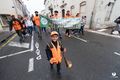 Manifestation chasses traditionnelles à Mont-de-Marsan