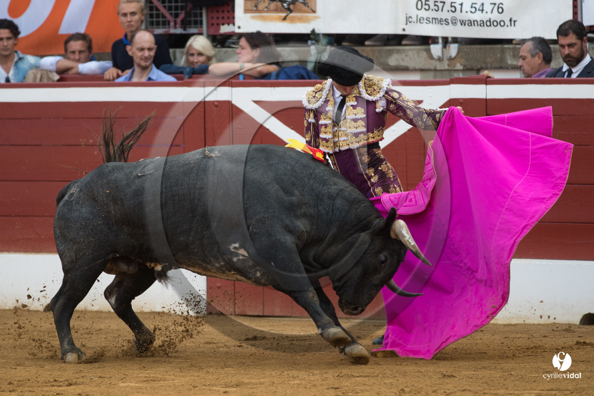 Mont-de-Marsan corrida de la Quinta pour Juan Bautista - Emilio de Justo - Thomas DUFAU