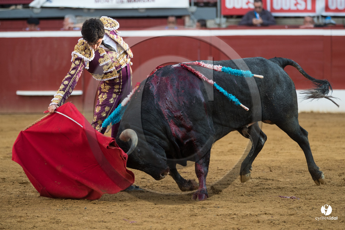 Mont-de-Marsan corrida de la Quinta pour Juan Bautista - Emilio de Justo - Thomas DUFAU