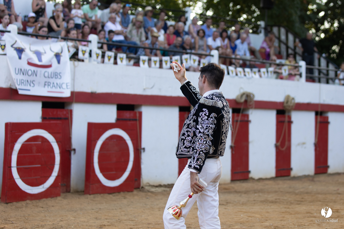 Course landaise à Panjas