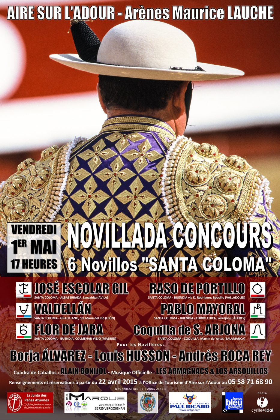 Affiches taurines Aire sur l'Adour