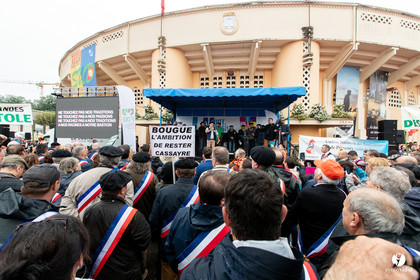 Manifestation chasses traditionnelles à Mont-de-Marsan