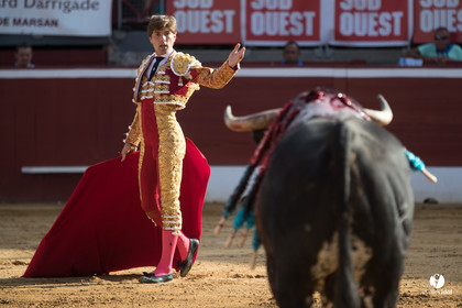 Mont-de-Marsan corrida de Dolores Aguirre pour Octavio Chacon - Pepe Moral - Juan Léal