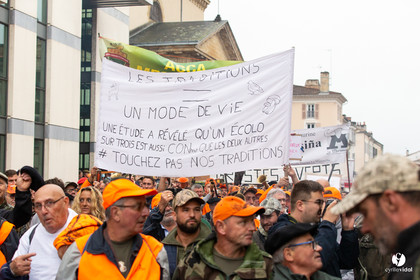 Manifestation chasses traditionnelles à Mont-de-Marsan