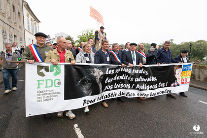 Manifestation chasses traditionnelles à Mont-de-Marsan