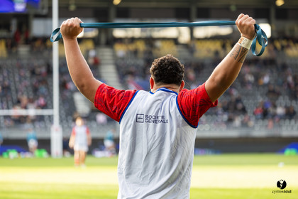 Grand chelem du XV de France U20 dans le tournoi des 6 nations après la victoire 31-28 contre l'Angleterre au Stade Marcel Deflandre de La Rochelle