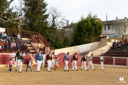Course landaise Le Houga Ganadéria Dussau Cuadrilla Alexandre Brethes
