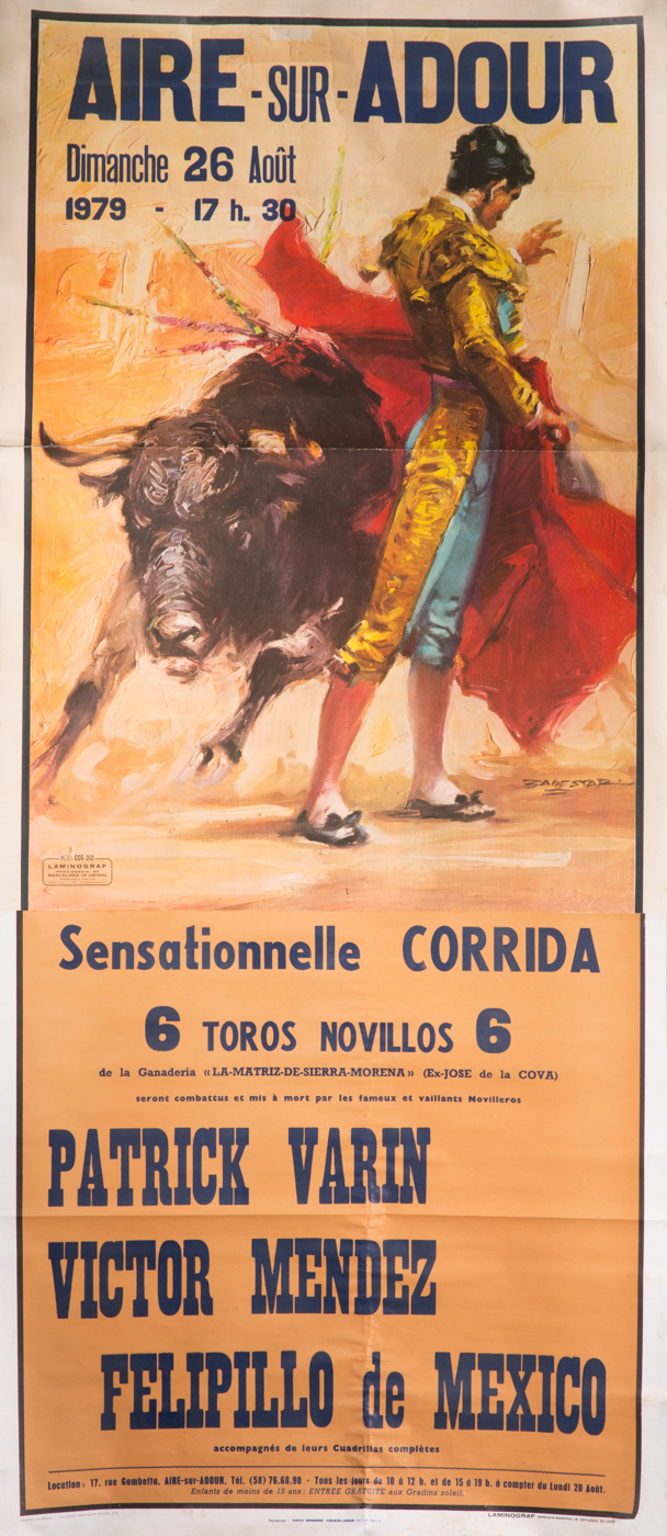 Affiches taurines Aire sur l'Adour