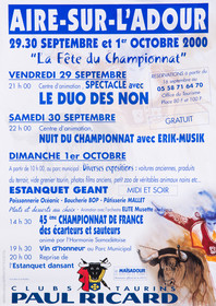 Affiches taurines Aire sur l'Adour