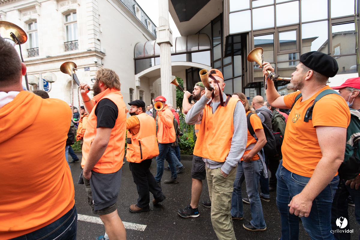 Manifestation chasses traditionnelles à Mont-de-Marsan