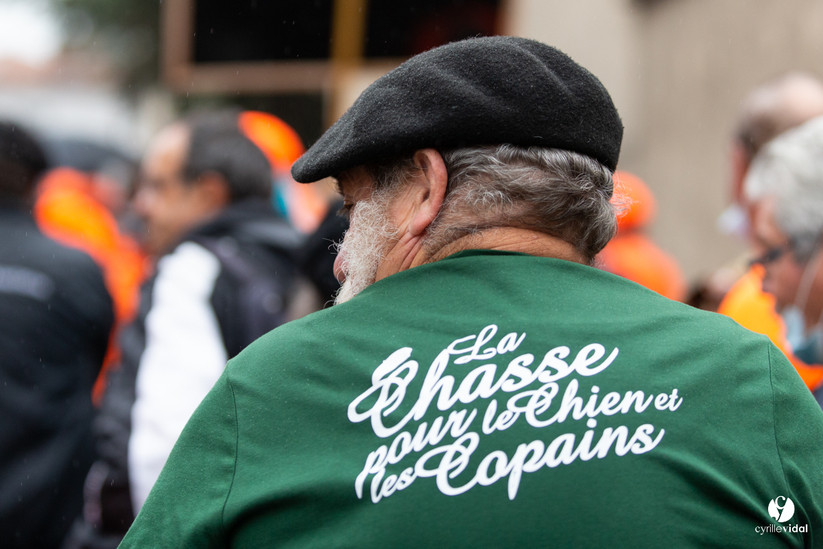 Manifestation chasses traditionnelles à Mont-de-Marsan