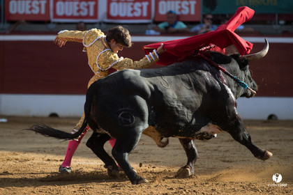 Mont-de-Marsan corrida de Dolores Aguirre pour Octavio Chacon - Pepe Moral - Juan Léal