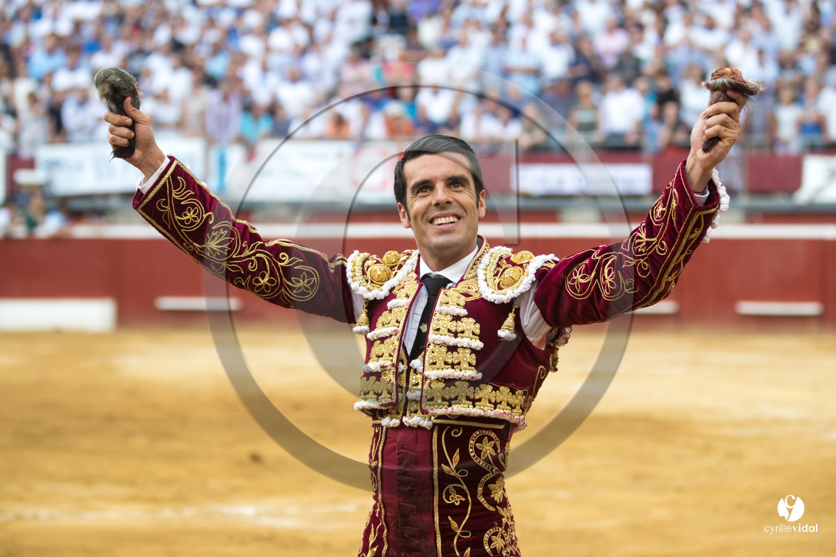 Mont-de-Marsan corrida de la Quinta pour Juan Bautista - Emilio de Justo - Thomas DUFAU