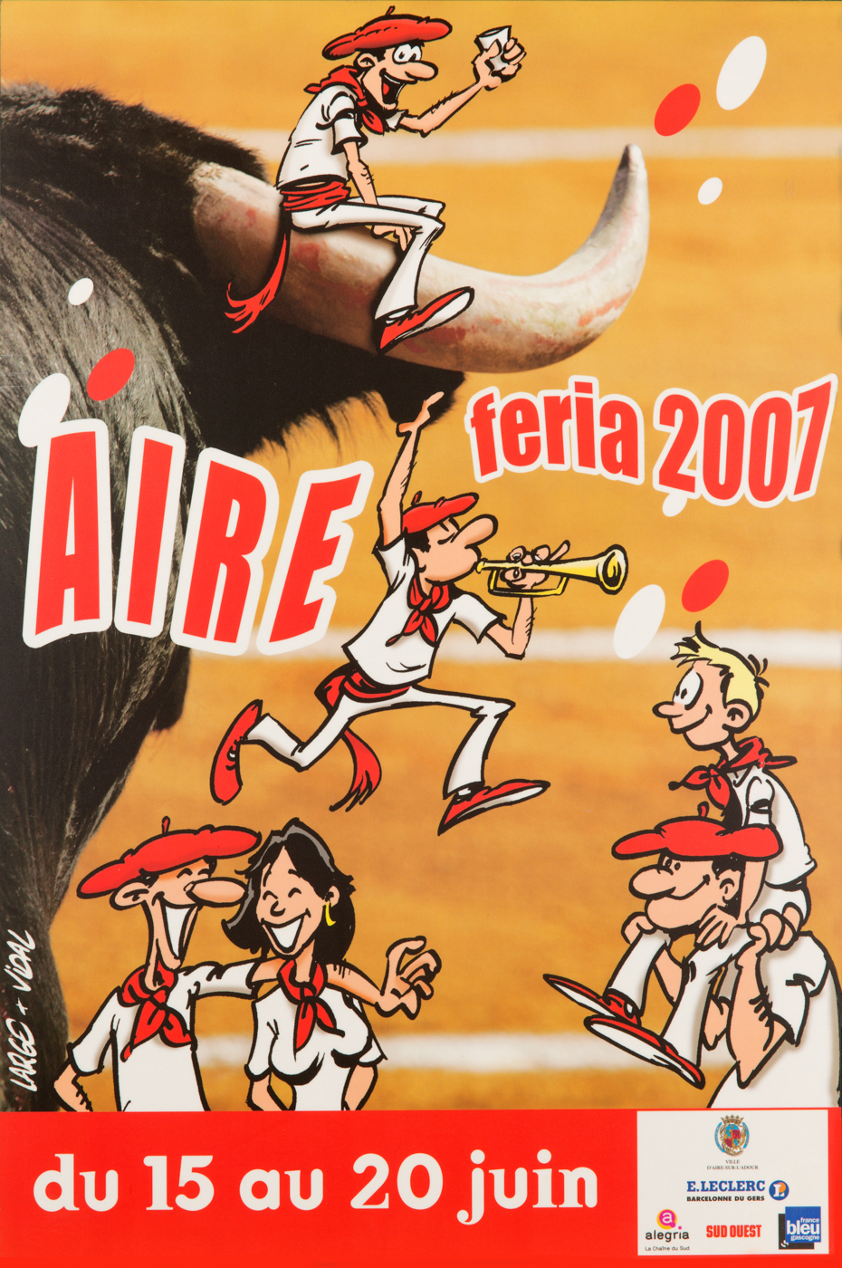 Affiches taurines Aire sur l'Adour