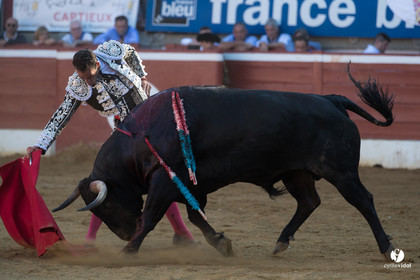 Mont-de-Marsan corrida de Dolores Aguirre pour Octavio Chacon - Pepe Moral - Juan Léal
