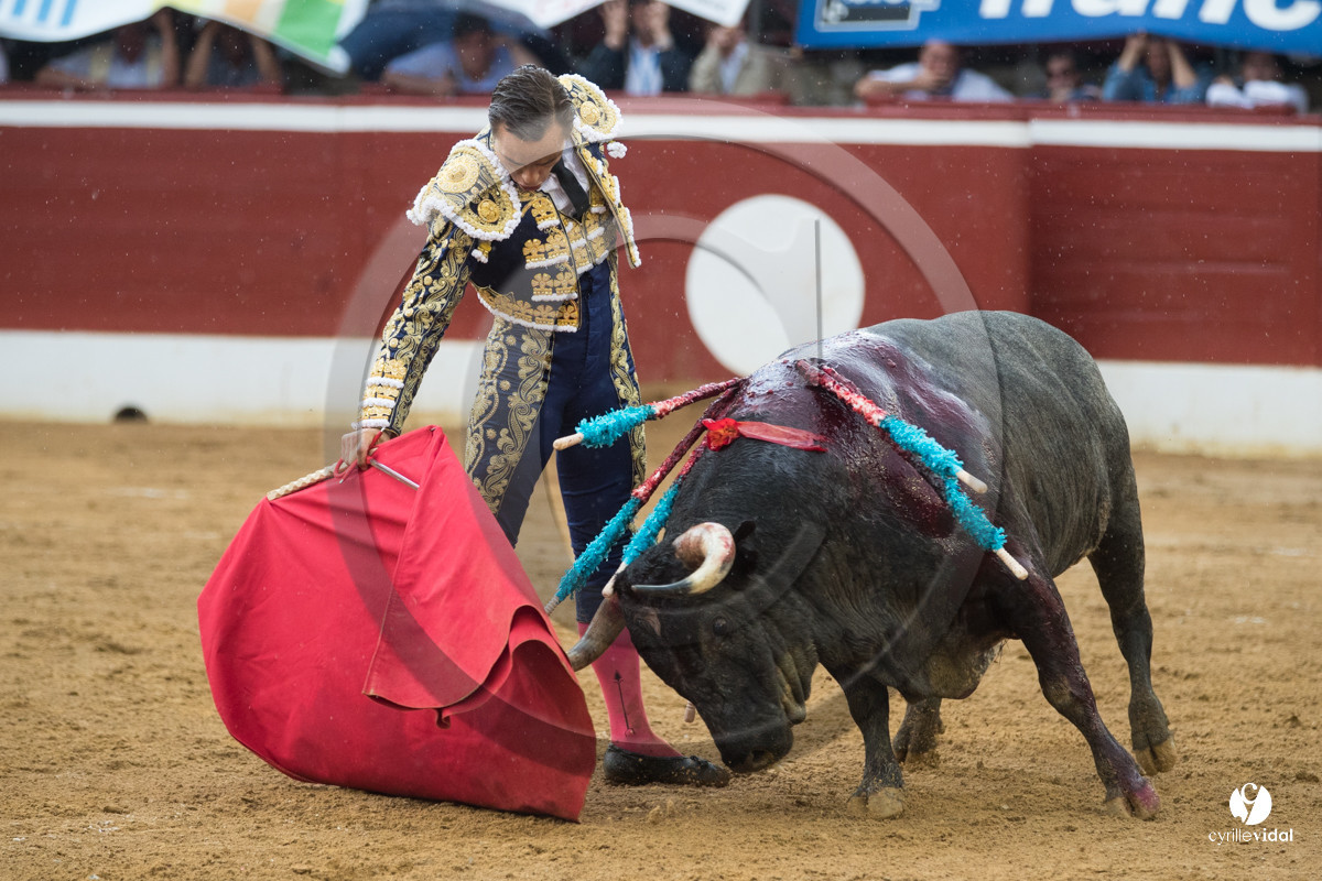 Mont-de-Marsan corrida de la Quinta pour Juan Bautista - Emilio de Justo - Thomas DUFAU