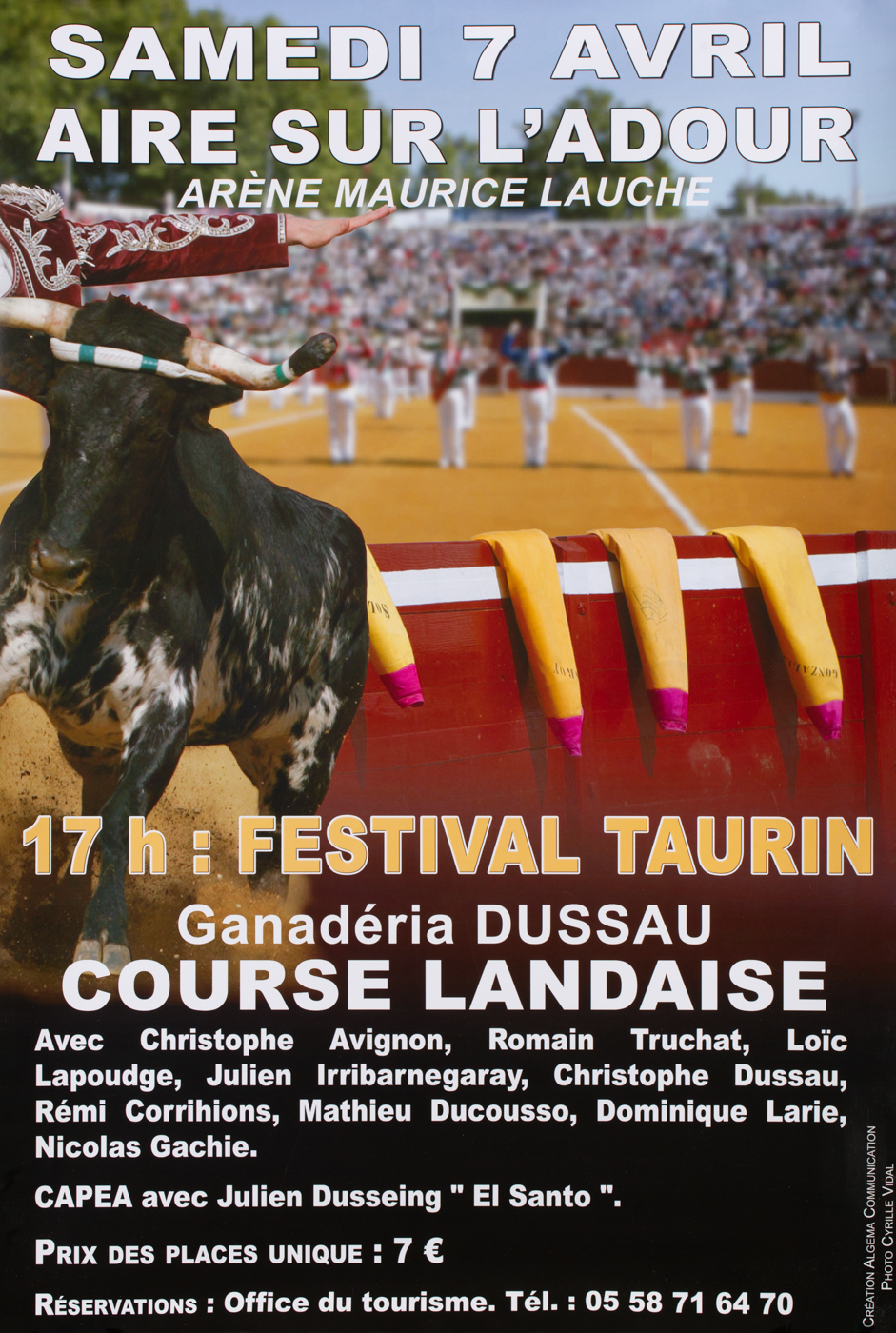 Affiches taurines Aire sur l'Adour